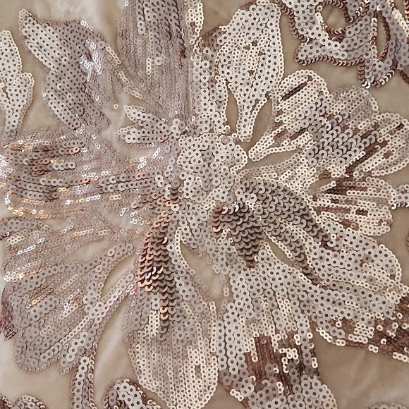 Blush sequin mermaid gown - Picture 14 of 16